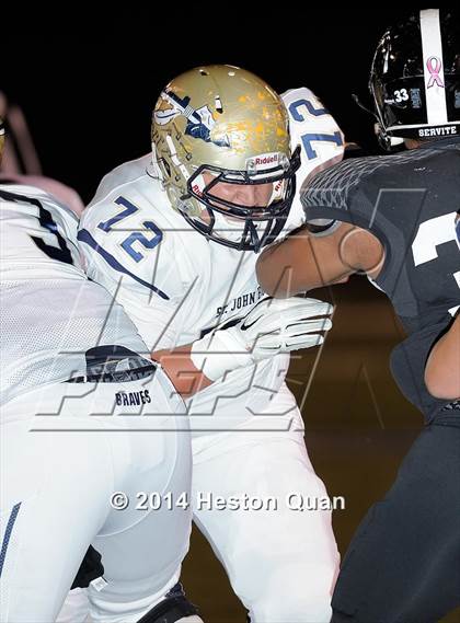 Thumbnail 1 in St. John Bosco vs. Servite photogallery.