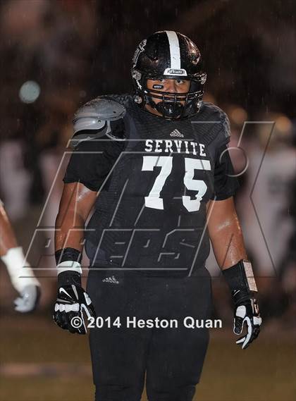 Thumbnail 1 in St. John Bosco vs. Servite photogallery.
