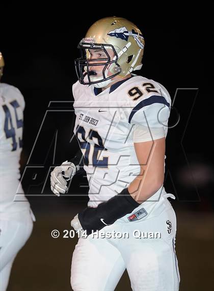 Thumbnail 1 in St. John Bosco vs. Servite photogallery.