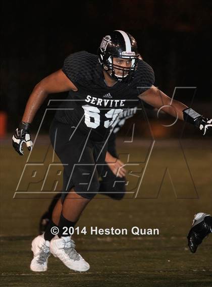 Thumbnail 3 in St. John Bosco vs. Servite photogallery.
