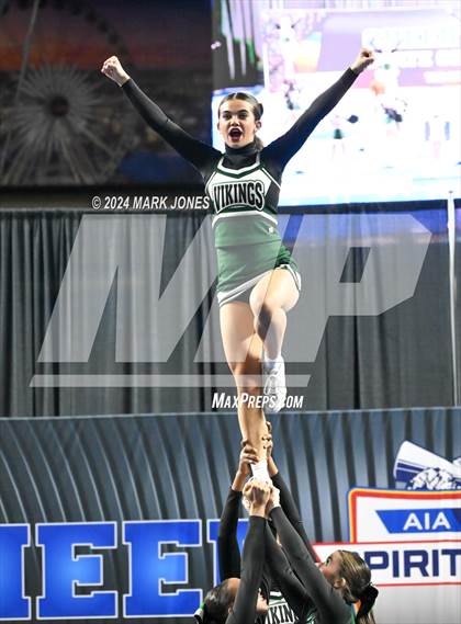 Thumbnail 1 in Sunnyslope - Cheer Game Day Championships (AIA Division I)  photogallery.