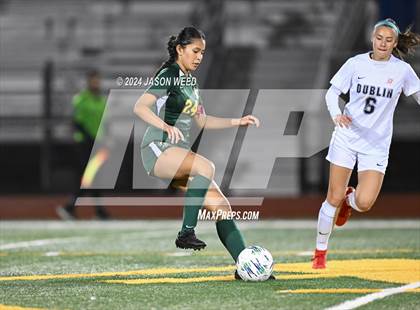Thumbnail 1 in Dublin @ Castro Valley CIF NCS Playoff photogallery.
