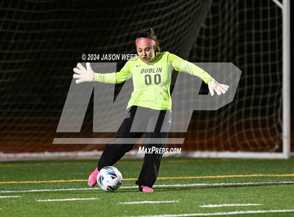 Thumbnail 1 in Dublin @ Castro Valley CIF NCS Playoff photogallery.