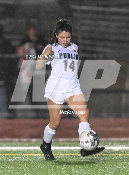 Thumbnail 1 in Dublin @ Castro Valley CIF NCS Playoff photogallery.