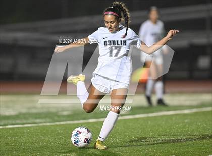 Thumbnail 3 in Dublin @ Castro Valley CIF NCS Playoff photogallery.