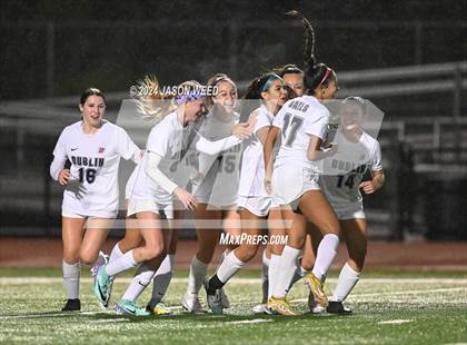 Thumbnail 1 in Dublin @ Castro Valley CIF NCS Playoff photogallery.