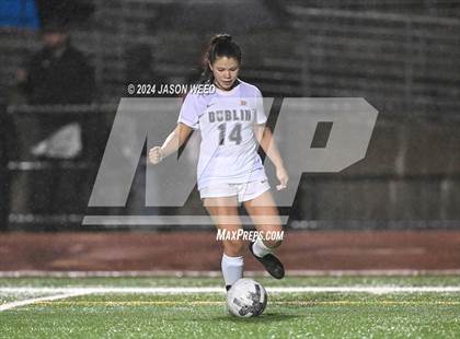 Thumbnail 3 in Dublin @ Castro Valley CIF NCS Playoff photogallery.