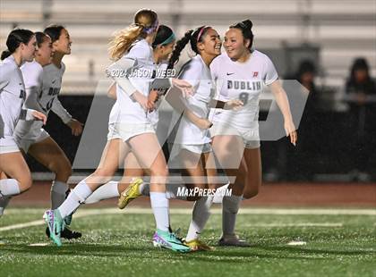 Thumbnail 2 in Dublin @ Castro Valley CIF NCS Playoff photogallery.