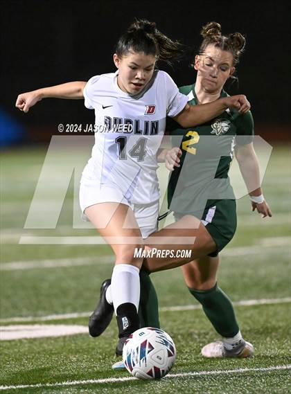 Thumbnail 1 in Dublin @ Castro Valley CIF NCS Playoff photogallery.