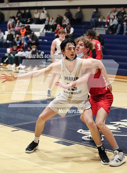 Thumbnail 1 in Marin Catholic vs. Folsom (Bambauer Tournament) photogallery.
