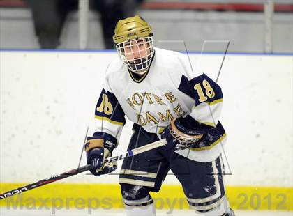 Thumbnail 3 in Notre Dame-West Haven vs. Notre Dame-Fairfield (Carrano Cup Semifinal) photogallery.