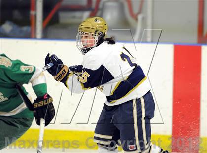 Thumbnail 3 in Notre Dame-West Haven vs. Notre Dame-Fairfield (Carrano Cup Semifinal) photogallery.