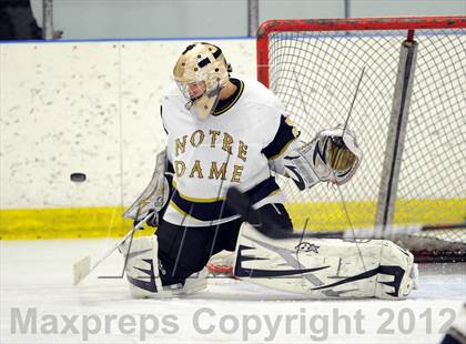 Thumbnail 1 in Notre Dame-West Haven vs. Notre Dame-Fairfield (Carrano Cup Semifinal) photogallery.