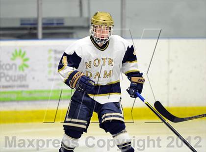 Thumbnail 1 in Notre Dame-West Haven vs. Notre Dame-Fairfield (Carrano Cup Semifinal) photogallery.