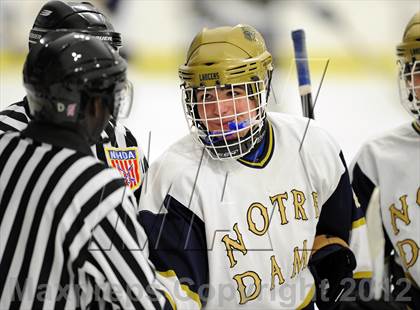 Thumbnail 1 in Notre Dame-West Haven vs. Notre Dame-Fairfield (Carrano Cup Semifinal) photogallery.
