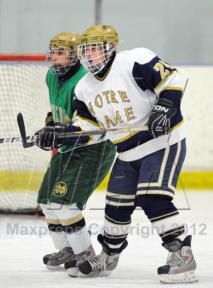 Thumbnail 1 in Notre Dame-West Haven vs. Notre Dame-Fairfield (Carrano Cup Semifinal) photogallery.