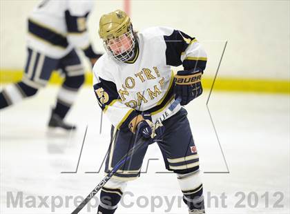 Thumbnail 1 in Notre Dame-West Haven vs. Notre Dame-Fairfield (Carrano Cup Semifinal) photogallery.