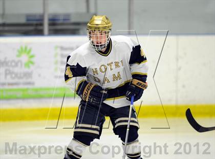 Thumbnail 2 in Notre Dame-West Haven vs. Notre Dame-Fairfield (Carrano Cup Semifinal) photogallery.