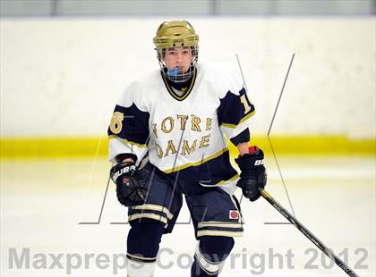 Thumbnail 1 in Notre Dame-West Haven vs. Notre Dame-Fairfield (Carrano Cup Semifinal) photogallery.