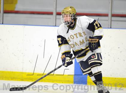 Thumbnail 2 in Notre Dame-West Haven vs. Notre Dame-Fairfield (Carrano Cup Semifinal) photogallery.