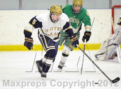 Thumbnail 2 in Notre Dame-West Haven vs. Notre Dame-Fairfield (Carrano Cup Semifinal) photogallery.