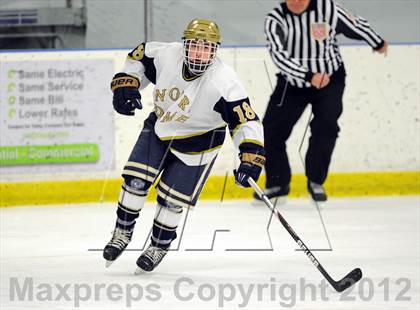 Thumbnail 3 in Notre Dame-West Haven vs. Notre Dame-Fairfield (Carrano Cup Semifinal) photogallery.