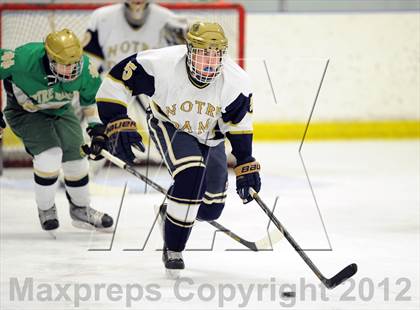 Thumbnail 3 in Notre Dame-West Haven vs. Notre Dame-Fairfield (Carrano Cup Semifinal) photogallery.