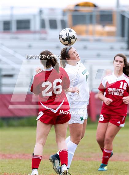 Thumbnail 3 in Weddington @ Charlotte Catholic photogallery.