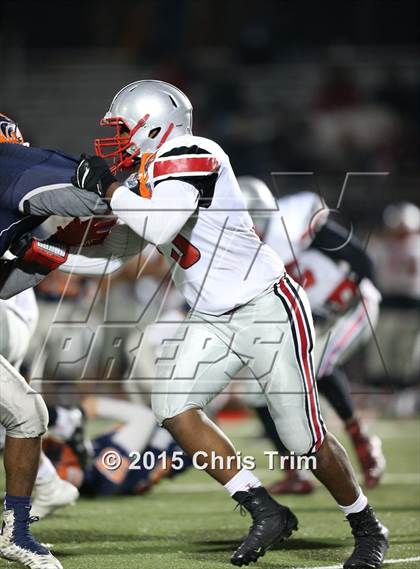 Thumbnail 2 in Lincoln @ Cosumnes Oaks (CIF SJS D1 Playoff) photogallery.