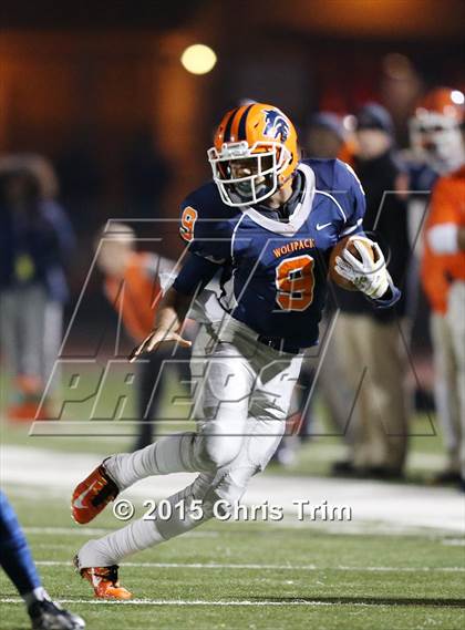 Thumbnail 1 in Lincoln @ Cosumnes Oaks (CIF SJS D1 Playoff) photogallery.