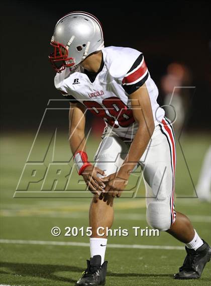 Thumbnail 1 in Lincoln @ Cosumnes Oaks (CIF SJS D1 Playoff) photogallery.