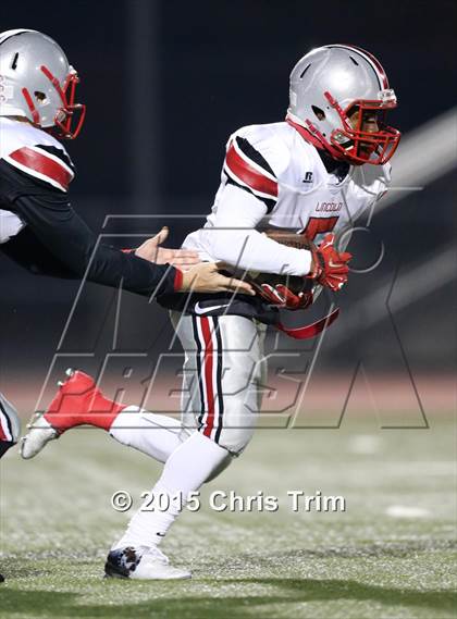Thumbnail 3 in Lincoln @ Cosumnes Oaks (CIF SJS D1 Playoff) photogallery.