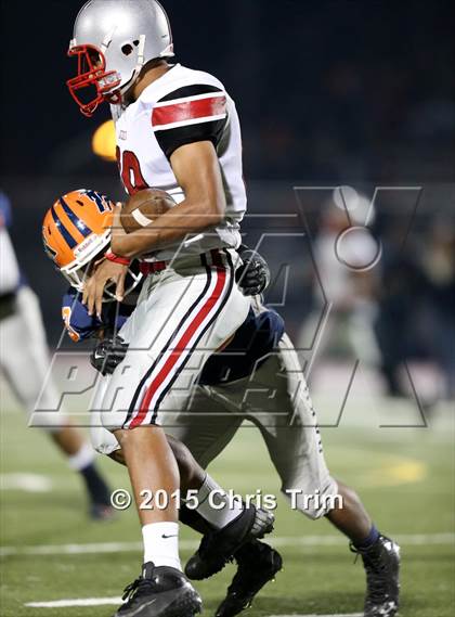 Thumbnail 1 in Lincoln @ Cosumnes Oaks (CIF SJS D1 Playoff) photogallery.