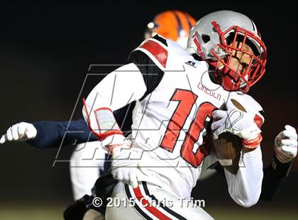 Thumbnail 2 in Lincoln @ Cosumnes Oaks (CIF SJS D1 Playoff) photogallery.