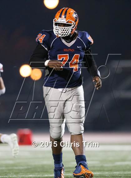 Thumbnail 2 in Lincoln @ Cosumnes Oaks (CIF SJS D1 Playoff) photogallery.