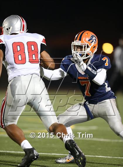 Thumbnail 1 in Lincoln @ Cosumnes Oaks (CIF SJS D1 Playoff) photogallery.