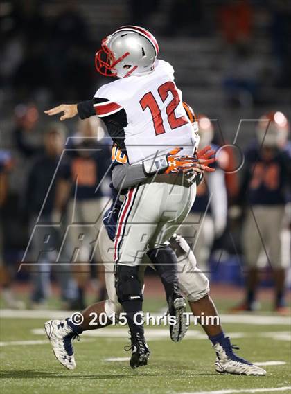Thumbnail 2 in Lincoln @ Cosumnes Oaks (CIF SJS D1 Playoff) photogallery.