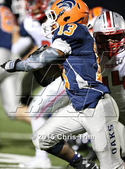 Thumbnail 3 in Lincoln @ Cosumnes Oaks (CIF SJS D1 Playoff) photogallery.