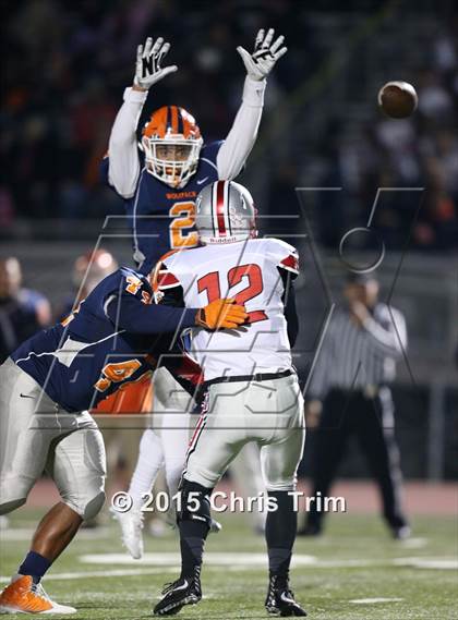 Thumbnail 1 in Lincoln @ Cosumnes Oaks (CIF SJS D1 Playoff) photogallery.