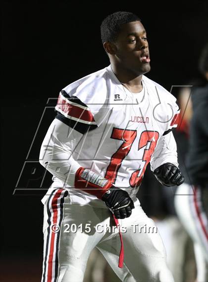 Thumbnail 1 in Lincoln @ Cosumnes Oaks (CIF SJS D1 Playoff) photogallery.