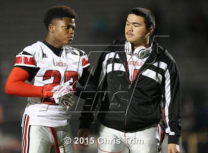 Thumbnail 2 in Lincoln @ Cosumnes Oaks (CIF SJS D1 Playoff) photogallery.