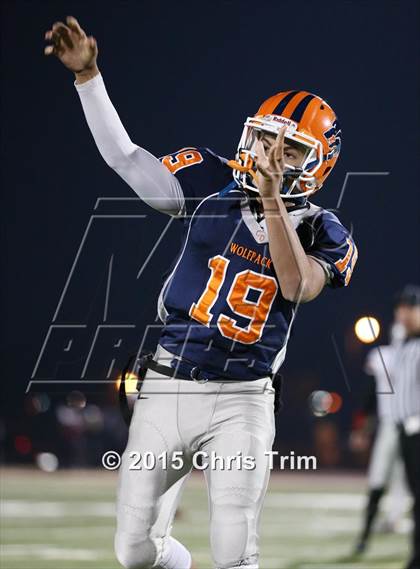 Thumbnail 2 in Lincoln @ Cosumnes Oaks (CIF SJS D1 Playoff) photogallery.