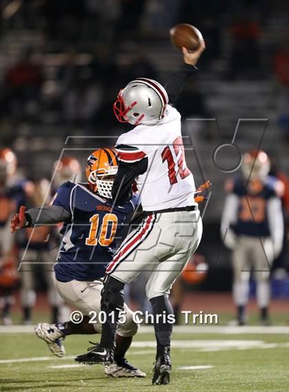 Thumbnail 1 in Lincoln @ Cosumnes Oaks (CIF SJS D1 Playoff) photogallery.