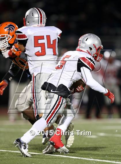 Thumbnail 3 in Lincoln @ Cosumnes Oaks (CIF SJS D1 Playoff) photogallery.