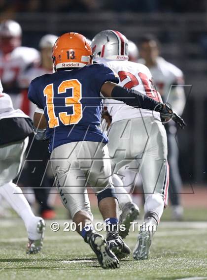 Thumbnail 2 in Lincoln @ Cosumnes Oaks (CIF SJS D1 Playoff) photogallery.