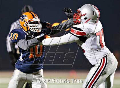 Thumbnail 2 in Lincoln @ Cosumnes Oaks (CIF SJS D1 Playoff) photogallery.