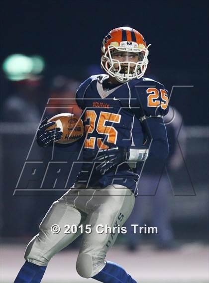 Thumbnail 3 in Lincoln @ Cosumnes Oaks (CIF SJS D1 Playoff) photogallery.