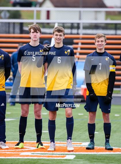 Thumbnail 1 in Lansing vs. Madrid-Waddington (NYSPHSAA Class C Semifinal) photogallery.