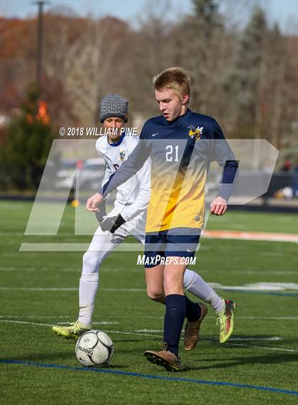 Thumbnail 2 in Lansing vs. Madrid-Waddington (NYSPHSAA Class C Semifinal) photogallery.