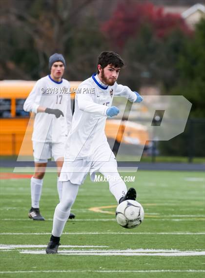 Thumbnail 1 in Lansing vs. Madrid-Waddington (NYSPHSAA Class C Semifinal) photogallery.